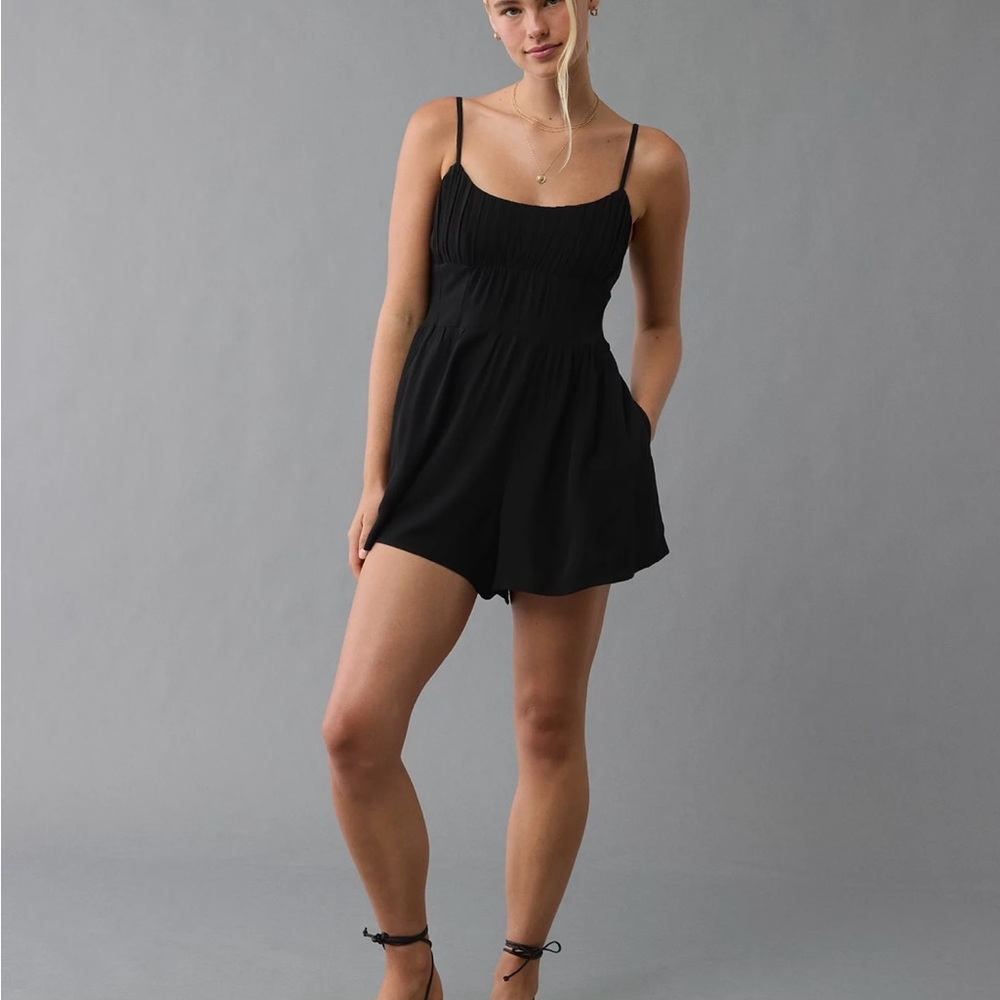 NWOT American Eagle Outfitters Black Romper